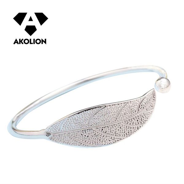 akolion jewelry fashion accessories gifts for lady 2020 gift metal korean simple leaf trendy alloy silver color bangles btsl--8, Black
akolion jewelry fashion accessories gifts for lady 2020 gift metal korean simple leaf trendy alloy silver color bangles btsl--8, Black