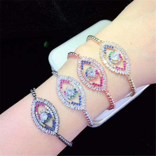 10pcs / серия оптовая латунь браслет pave радуга цирконий маркиза сглаз регулируемый браслет ювелирных изделий женщин способа, Black
10pcs / серия оптовая латунь браслет pave радуга цирконий маркиза сглаз регулируемый браслет ювелирных изделий женщин способа, Black