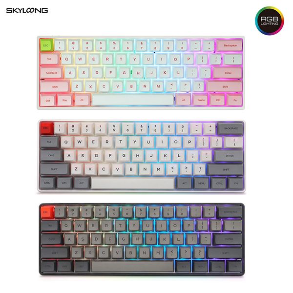 skyloong sk61 mini mechanical gaming keyboard rgb подсветкой pbt колпачки компоновка проводная игровая клавиатура ip6x водонепроницаемый pro
skyloong sk61 mini mechanical gaming keyboard rgb подсветкой pbt колпачки компоновка проводная игровая клавиатура ip6x водонепроницаемый pro