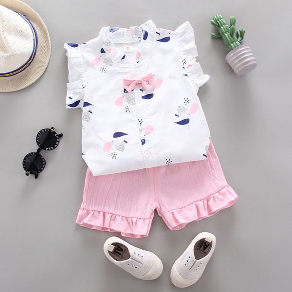summer for pants girls printing sets shirt and cute pink suits 1-4years casual outfit baby girl clothes kg-439, Pink;blue
summer for pants girls printing sets shirt and cute pink suits 1-4years casual outfit baby girl clothes kg-439, Pink;blue