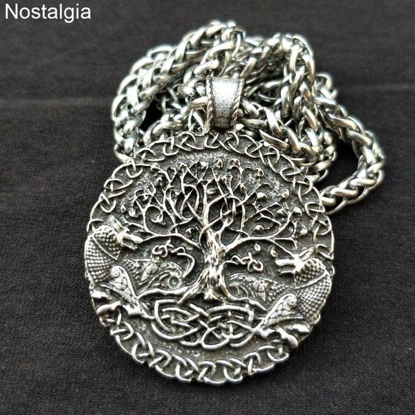 wicca tree of life pendant double wolf amulet wiccan talisman pagan jewlery women men necklace viking jewelry dropshipping 2020, Silver
wicca tree of life pendant double wolf amulet wiccan talisman pagan jewlery women men necklace viking jewelry dropshipping 2020, Silver