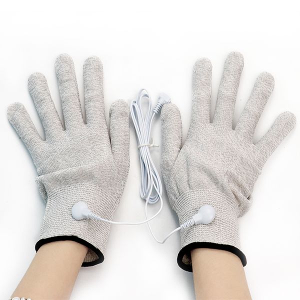1 pair conductive electrotherapy massage electrode gloves relax wire tens machine therapy hand massager tool
1 pair conductive electrotherapy massage electrode gloves relax wire tens machine therapy hand massager tool