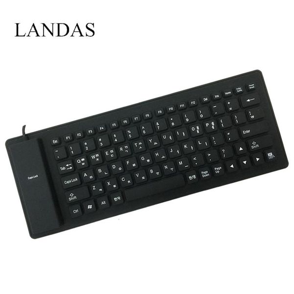 landas wired usb silicon korean keyboard for tablet flexible roll korea silicone keyboard for lapnotebook deskpc
landas wired usb silicon korean keyboard for tablet flexible roll korea silicone keyboard for lapnotebook deskpc