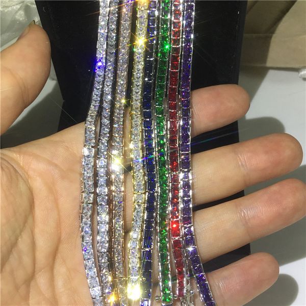 link, chain choucong 8 colors statement tennis bracelet square cz gold party wedding charm bracelets for women men jewerly, Black
link, chain choucong 8 colors statement tennis bracelet square cz gold party wedding charm bracelets for women men jewerly, Black