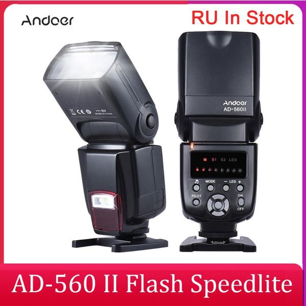 ru in stock andoer ad-560 ii universal flash speedlite with adjustable led fill light for pentax dslr camera
ru in stock andoer ad-560 ii universal flash speedlite with adjustable led fill light for pentax dslr camera
