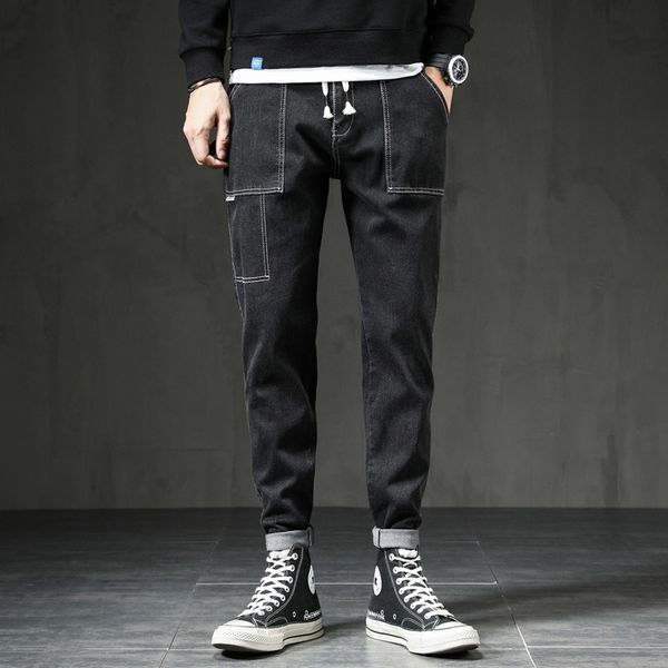 2020 tight pants and jeansautumn jeans stretch leggings loose men's jeans men's small harem pants trend a5bgp, Blue
2020 tight pants and jeansautumn jeans stretch leggings loose men's jeans men's small harem pants trend a5bgp, Blue