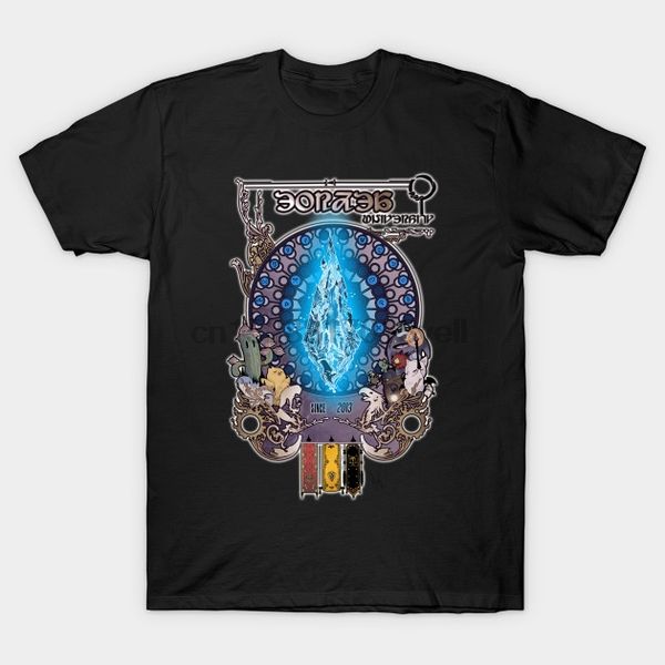 genuine mens t-shirt cotton jersey eorzea university t shirt