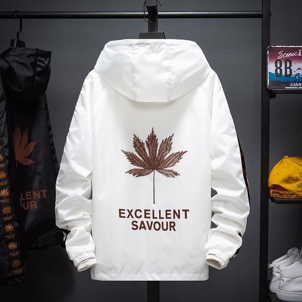 sifan jacket spring & autumn male windbreaker men's embroidered maple leaf clothing coats jackets men hooded thin waterproof outwear, Black;brown
sifan jacket spring & autumn male windbreaker men's embroidered maple leaf clothing coats jackets men hooded thin waterproof outwear, Black;brown