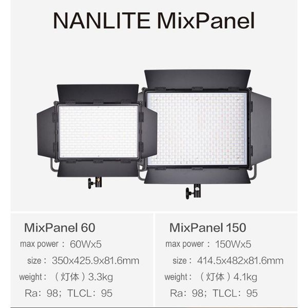 nanlite nanguang mixpanel 60w-150w led studio light rgb full color special light pgraphy lighting for flash
nanlite nanguang mixpanel 60w-150w led studio light rgb full color special light pgraphy lighting for flash