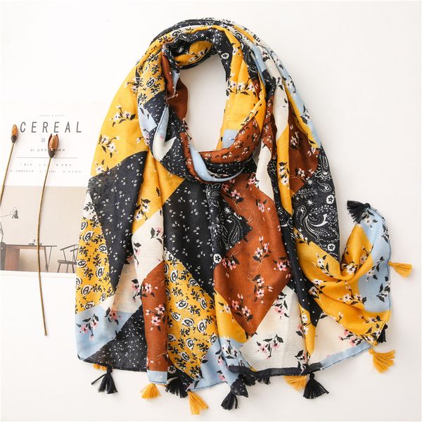 new antumn winter shawl scarf vintage patchwork printed women hijab scarf with tassels bandana foulards 180x90cm, Blue;gray
new antumn winter shawl scarf vintage patchwork printed women hijab scarf with tassels bandana foulards 180x90cm, Blue;gray