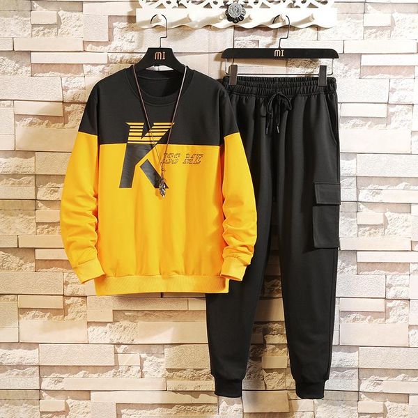 patchwork men's sportswear sets autumn spring hoodies casual tracksuit sweatshirt + sweatpants kg-63, Gray
patchwork men's sportswear sets autumn spring hoodies casual tracksuit sweatshirt + sweatpants kg-63, Gray
