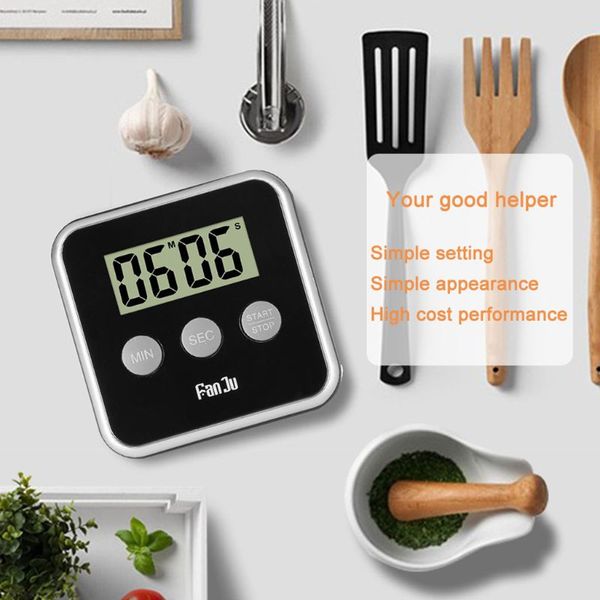 digital kitchen timer cooking clock lcd screen with magnet count up countdown alarm laboratory satch
digital kitchen timer cooking clock lcd screen with magnet count up countdown alarm laboratory satch