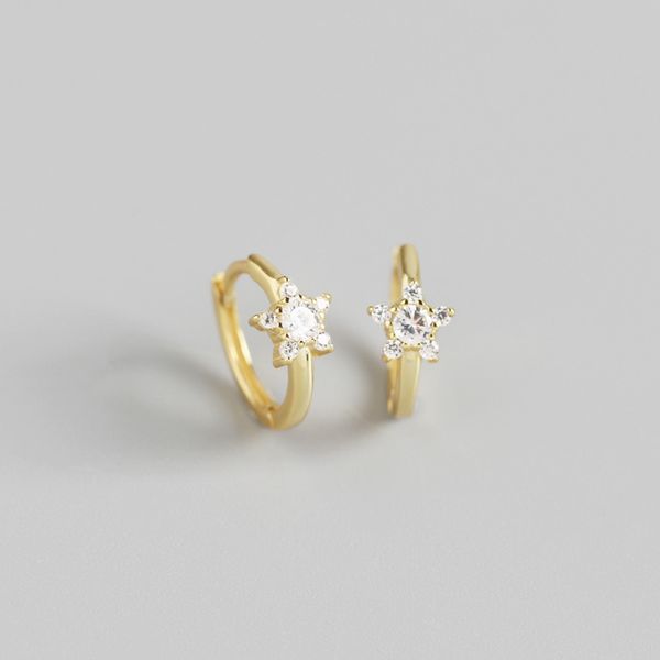 925 sterling silver earring fashion star zircon ear ring horse eye ear bone buckle ins style personality wild girl jewel, Golden;silver
925 sterling silver earring fashion star zircon ear ring horse eye ear bone buckle ins style personality wild girl jewel, Golden;silver