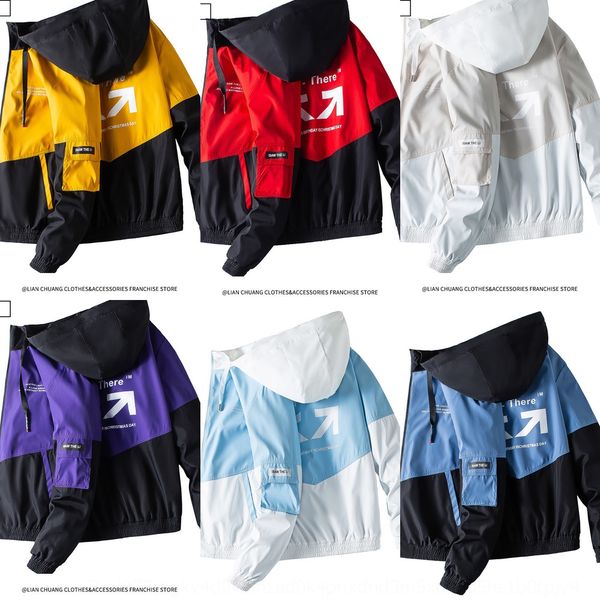 new youth casual men's jacketautumn korean style trendy hooded color matching jacket men's jacket lx0n1, Blue
new youth casual men's jacketautumn korean style trendy hooded color matching jacket men's jacket lx0n1, Blue