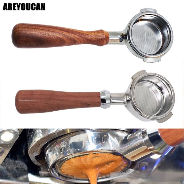 coffee bottomless portafilter group-head 58mm coffee machine solid wooden handle 304 stainless steel coffee tools wholesale t200523
coffee bottomless portafilter group-head 58mm coffee machine solid wooden handle 304 stainless steel coffee tools wholesale t200523
