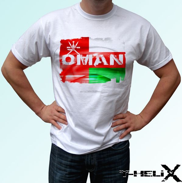 oman flag - white t shirt country design - mens womens kids & baby