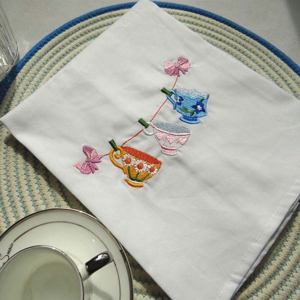 table napkin 6pcs/lot absorbent embroidered cloth kitchen towels pography props 45x70cm
table napkin 6pcs/lot absorbent embroidered cloth kitchen towels pography props 45x70cm