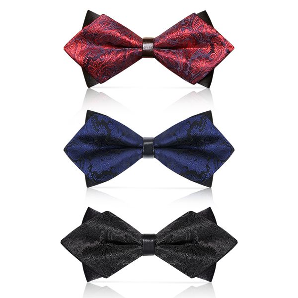 2020 fashion designer brand bow ties french gentleman bow tie paisley wedding bowtie anniversary butterfly knot with gift box, Black;gray
2020 fashion designer brand bow ties french gentleman bow tie paisley wedding bowtie anniversary butterfly knot with gift box, Black;gray