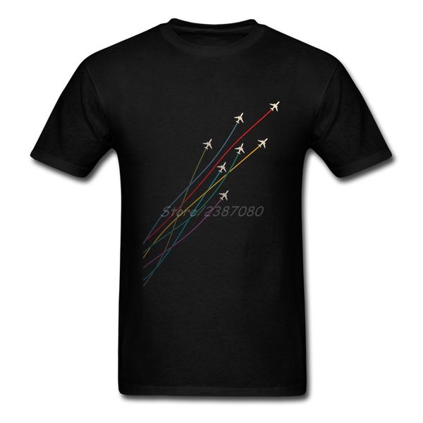 airplane t shirt cotton crewneck short sleeve men's t-shirts pop camiseta xxxl t shirts