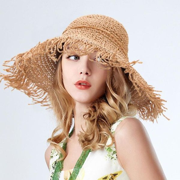 wide brim hats uwardrobe fashion large fields straw women hollow out beach sun fluff floppy summer caps boater ed, Blue;gray
wide brim hats uwardrobe fashion large fields straw women hollow out beach sun fluff floppy summer caps boater ed, Blue;gray
