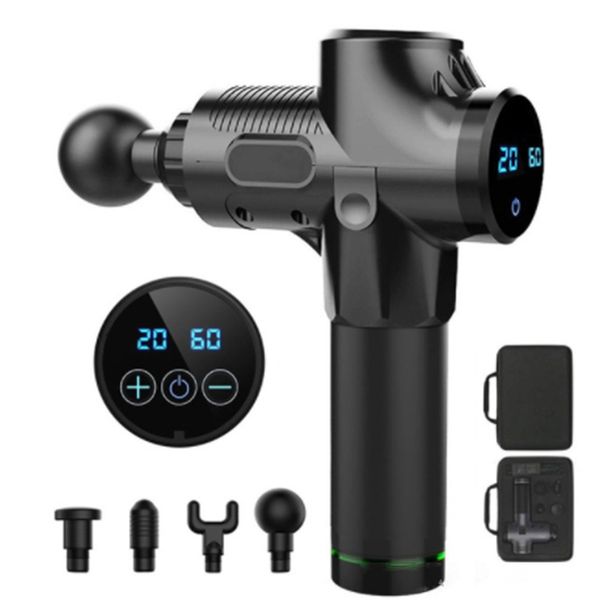 1200-3300r/min electric muscle massager therapy fascia massage gun deep vibration muscle relaxation fitness equipment with bag
1200-3300r/min electric muscle massager therapy fascia massage gun deep vibration muscle relaxation fitness equipment with bag