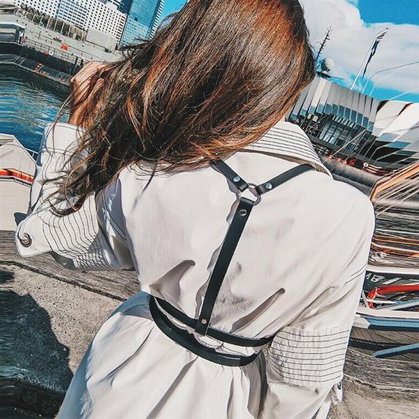 belts vbiger leather harness women dark rock street strap body cool collar around neck adjustable buckles waist for girl, Black;brown
belts vbiger leather harness women dark rock street strap body cool collar around neck adjustable buckles waist for girl, Black;brown