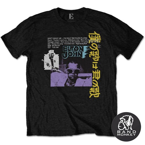 elton john t-shirt japanese single