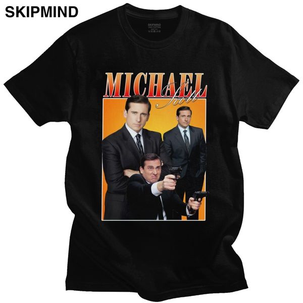 retro michael scott t shirt men cotton tv show t-shirt short sleeved the office dwight schrute jim halpert tee slim fit apparel
retro michael scott t shirt men cotton tv show t-shirt short sleeved the office dwight schrute jim halpert tee slim fit apparel