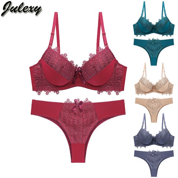 bras sets julexy lace women bra set solid push up underwear and panty a b c cup red green beige, Red;black
bras sets julexy lace women bra set solid push up underwear and panty a b c cup red green beige, Red;black