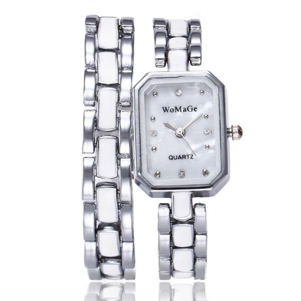 wristwatches women watches 2021 luxury alloy circle bracelet watch slim watchband silver gold square dial quartz female clock, Slivery;brown
wristwatches women watches 2021 luxury alloy circle bracelet watch slim watchband silver gold square dial quartz female clock, Slivery;brown