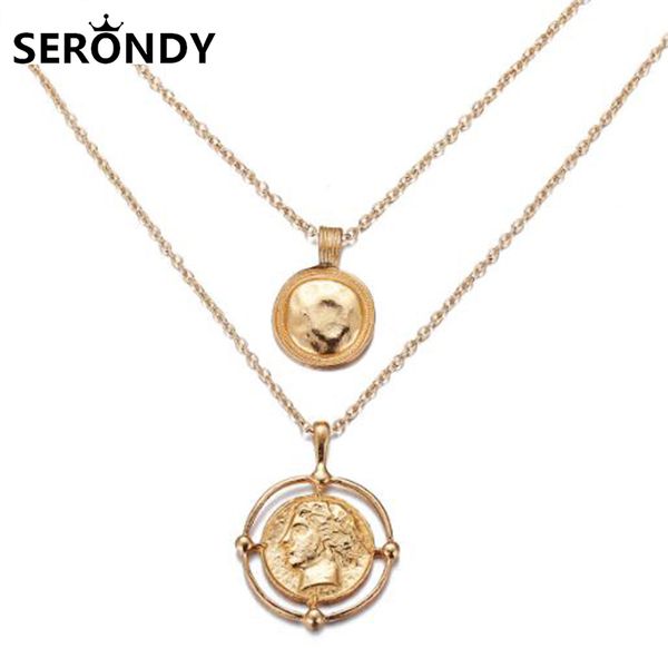 chokers alloy wafer multilayer punk pendant choker necklace for women neck chains 2021 trend jewelry friends gift aesthetic xl10389, Golden;silver
chokers alloy wafer multilayer punk pendant choker necklace for women neck chains 2021 trend jewelry friends gift aesthetic xl10389, Golden;silver