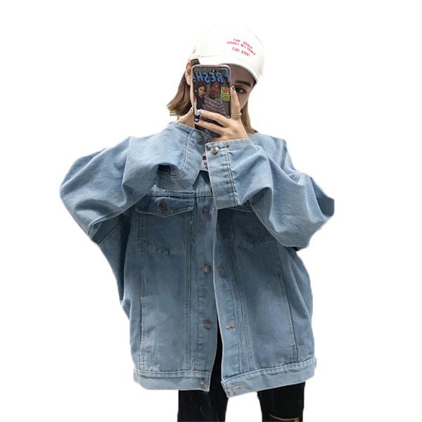 women's jackets plus size jeans coat for women spring autumn jacket loose female casual fashion coats t60, Black;brown
women's jackets plus size jeans coat for women spring autumn jacket loose female casual fashion coats t60, Black;brown