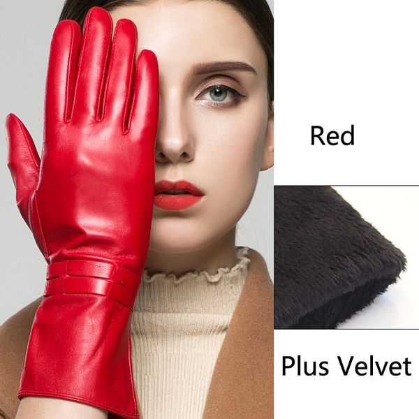 ladies leather gloves for fashion winter long gloves warm plus velvet mittens female outdoor driving sheepskin for women, Blue;gray
ladies leather gloves for fashion winter long gloves warm plus velvet mittens female outdoor driving sheepskin for women, Blue;gray