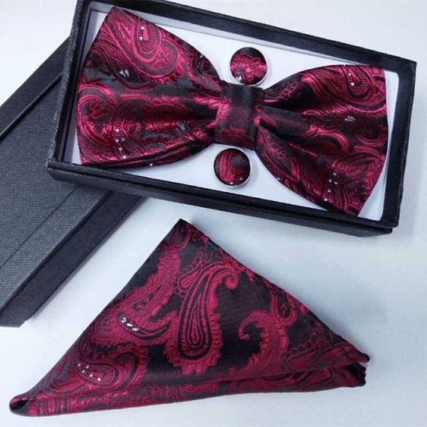 gravata borboleta silk gifts for men bowtie pocket square cashew flowers bow tie and handkerchief hanky with cufflink box set, Blue;purple
gravata borboleta silk gifts for men bowtie pocket square cashew flowers bow tie and handkerchief hanky with cufflink box set, Blue;purple
