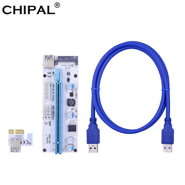 chipal 100cm 60cm ver008s pci-e 1x to 16x extender pcie riser card + 4pin 6pin sata power interface + led for btc miner mining
chipal 100cm 60cm ver008s pci-e 1x to 16x extender pcie riser card + 4pin 6pin sata power interface + led for btc miner mining