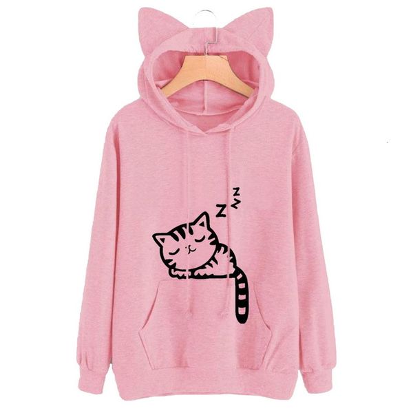 2020 spring cat ear cap толстовки женщины cat печатается с капюшоном толстовки розовый top симпатичные длинные рукава свободные пуловер деву, Black
2020 spring cat ear cap толстовки женщины cat печатается с капюшоном толстовки розовый top симпатичные длинные рукава свободные пуловер деву, Black