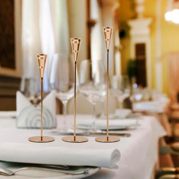 3 pcs/ set new european metal candle holder simple golden wedding decoration bar party living room decoration home
3 pcs/ set new european metal candle holder simple golden wedding decoration bar party living room decoration home