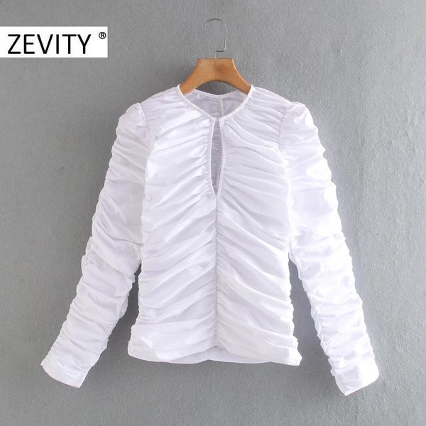 women's blouses & shirts zevity women vintage front hole pleated white smock blouse office ladies o neck puff sleeve zipper shirt chic
women's blouses & shirts zevity women vintage front hole pleated white smock blouse office ladies o neck puff sleeve zipper shirt chic