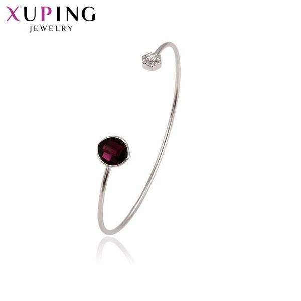 xuping classic party crystals from jewelry bangle for women girl valentine's day engagement gift 51663, Black
xuping classic party crystals from jewelry bangle for women girl valentine's day engagement gift 51663, Black