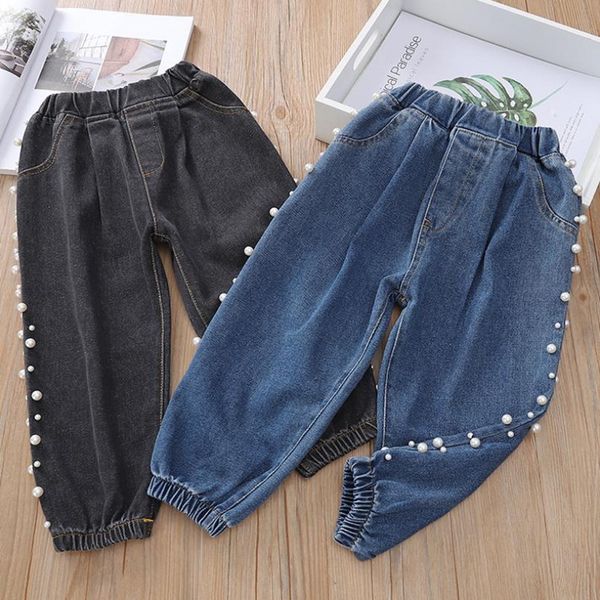 new baby jeans 2020 autumn toddler girls jeans pants elastic waist side pearls long loose denim pants for 1-7yrs kids clothes, Blue
new baby jeans 2020 autumn toddler girls jeans pants elastic waist side pearls long loose denim pants for 1-7yrs kids clothes, Blue