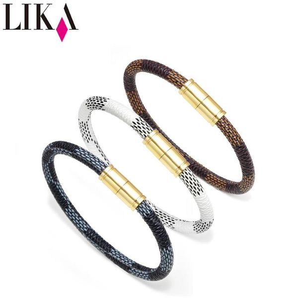 charm bracelets lika 2021 fashion punk cowhide leather men bracelet bangles for women jewelry magnetic snap gift, Golden;silver
charm bracelets lika 2021 fashion punk cowhide leather men bracelet bangles for women jewelry magnetic snap gift, Golden;silver