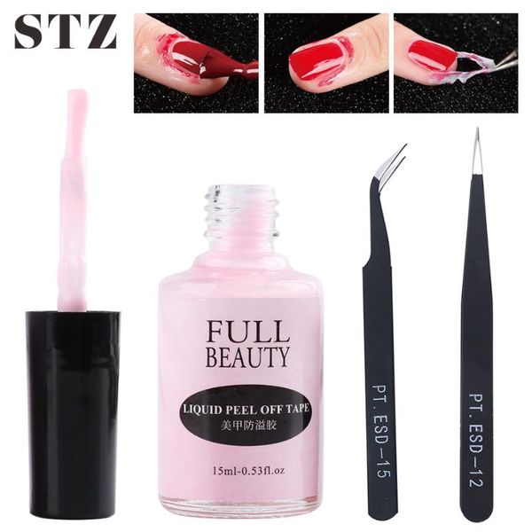15ml peel off liquid tape nail finger skin proteced glue nail art care tool easy clean protection gel polish manicure #1825
15ml peel off liquid tape nail finger skin proteced glue nail art care tool easy clean protection gel polish manicure #1825