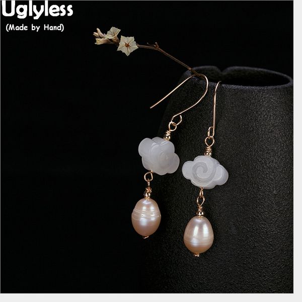 uglyless natural freshwater baroque pearls earrings women party dress fine jewelry jade cloud earrings 14k filled gold 9k gold, Silver
uglyless natural freshwater baroque pearls earrings women party dress fine jewelry jade cloud earrings 14k filled gold 9k gold, Silver