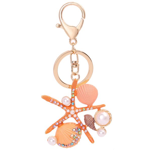 keychains creative starfish keychain cute rhinestone pearl car key ring female bag pendant accessories charm jewelry, Silver
keychains creative starfish keychain cute rhinestone pearl car key ring female bag pendant accessories charm jewelry, Silver