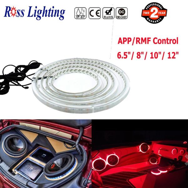 2pcs / lot универсальный spacer акриловая rgb multicolor led громкоговоритель кольца light app control / rmf для лодки audio marine авто зву
2pcs / lot универсальный spacer акриловая rgb multicolor led громкоговоритель кольца light app control / rmf для лодки audio marine авто зву