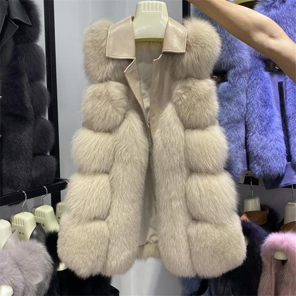 women's fur & faux 2021 winter full pelt real stitching sheep leather vest lapel mid-length sleeveless coat, Black
women's fur & faux 2021 winter full pelt real stitching sheep leather vest lapel mid-length sleeveless coat, Black