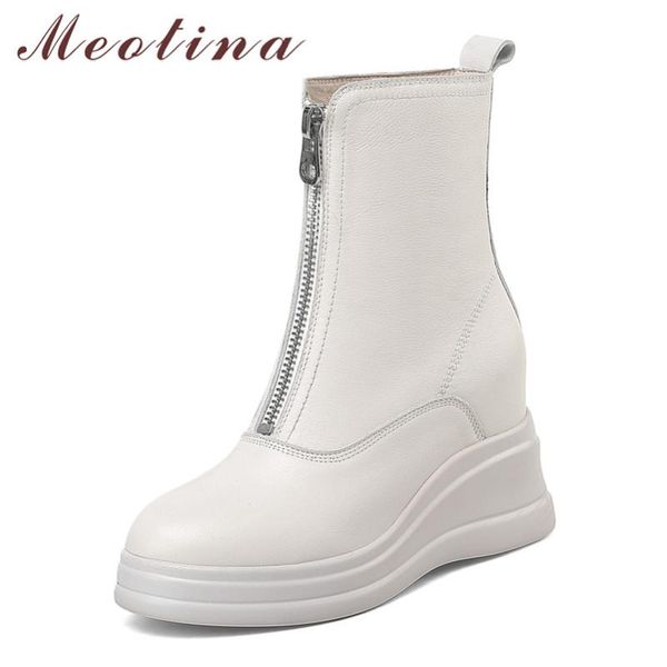 meotina ankle boots women shoes real leather platform high heel short boots zip wedge heels ladies autumn winter size 40, Black
meotina ankle boots women shoes real leather platform high heel short boots zip wedge heels ladies autumn winter size 40, Black