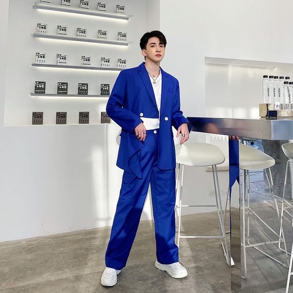 men's pants ewq / wear sapphire blue toursers design fashion autumn all-match casual half leastic waist stright 9y3935, Black
men's pants ewq / wear sapphire blue toursers design fashion autumn all-match casual half leastic waist stright 9y3935, Black