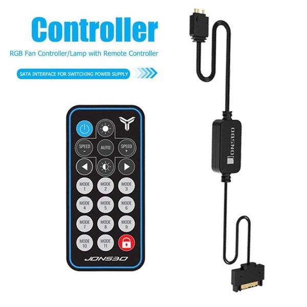 jonsbo rgb controller 5v 3pin aura rgb controller sata power supply memory light stripe remote control for pc case
jonsbo rgb controller 5v 3pin aura rgb controller sata power supply memory light stripe remote control for pc case