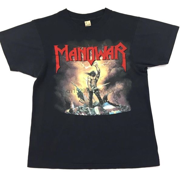 vintage 80s manowar kings of metal 1989 тур концерт футболка 
vintage 80s manowar kings of metal 1989 тур концерт футболка